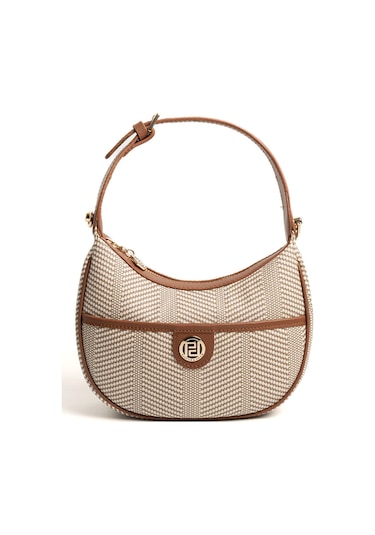 Silver Polo Kadın Omuz Çanta 1194 Bej - Taba