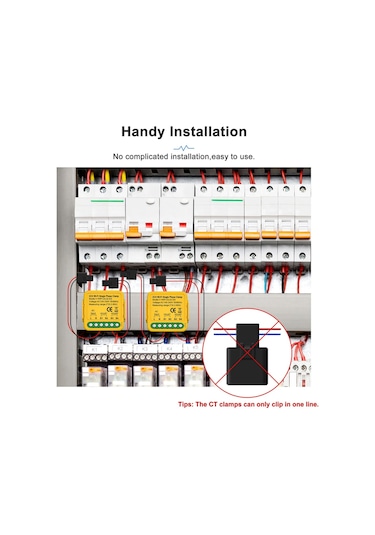Tuya Wifi Akıllı Ev Enerji Monitörü 2.4ghz Akıllı Enerji S6907-2