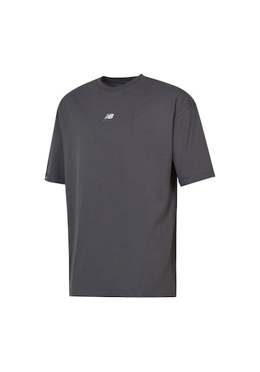 New Balance Lifestyle Unisex Gri Tişört Unt3417-gri Gri