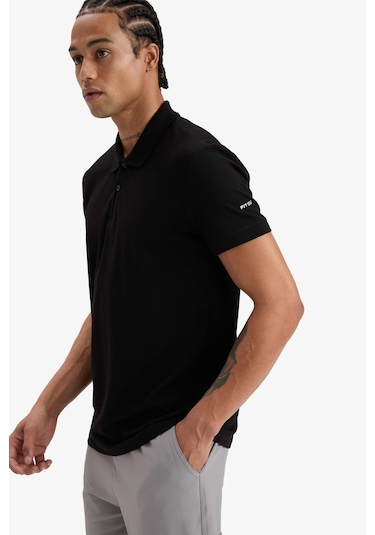 Defacto Defactofit Slim Fit Dar Kesim Polo Yaka Sporcu Pike Kısa Kollu Tişört D9779ax25aubk81 Siyah-bk81 Defacto Defactofit Slim Fit Dar Kesim Polo Yaka Sporcu Pike Kısa Kollu Tişört D9779ax25aubk81 Siyah-bk81