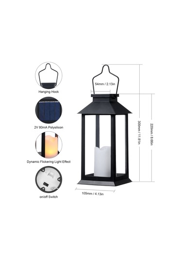 Neoglint-güneş Enerjili Fener Işıkları Led'li Alevsiz