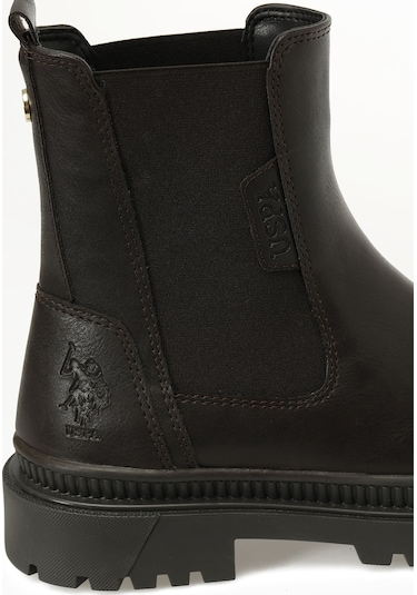 U.s. Polo Assn. Ottavıa 5pr Kahverengi Kadın Chelsea Bot Kahverengi