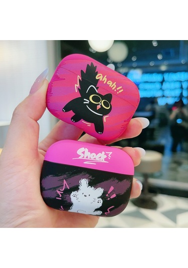 Airpods Uyumlu 3 İçin Kedi Ve Köpek Desenli Kulaklık Kutusu Buzlu Tpu Kılıfı Köpeği Keşfetmek Köpeği Keşfetmek