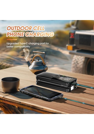 Araba Şişirme Pompası Kablosuz Taşınabilir Elektrikli Lastik