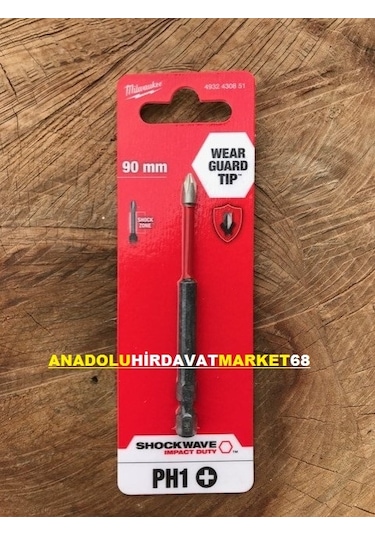 Milwaukee Ph1 Ince Yildiz Bits Uç 90Mm Cobalt Çelik Vida Sikma Uc