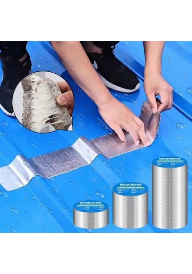 Alüminyum Folyo Butil Su Geçirmez Bant Çatı Sızdırmaz, Yüksek Sıcaklığa Dayanıklı B Duvar Sızdırmaz Etiket Alüminyum Bant 56850938