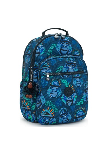 Seoul Lap Büyük Boy Sırt Çantası Mavi