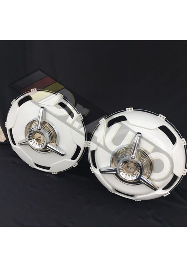 22.5 İnç Büyük Model Fırfırlı Jant Kapağı 4'lü Takım
