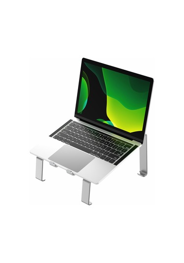 R-Just U Şekil Alüminyum Dizüstü Bilgisayar Masaüstü Standı