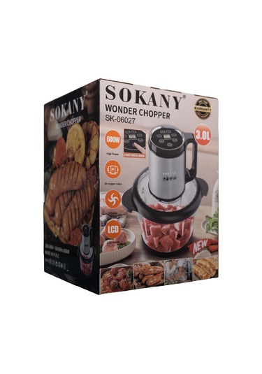 Sokany SK-06027 3 L Elektrikli Doğrayıcı & Blender