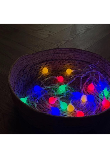 Singree 20 Led Yuvarlak Işık Tellisi, 3 Metre, 3 Aa Pil İle Çalışır, Ev Dekorasyonu Ve Bayram Için Islak Işık Renk