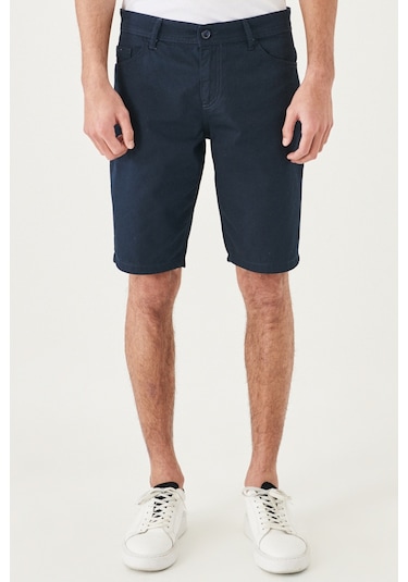 Ac&Co / Altınyıldız Classics Erkek Lacivert Slim Fit Dar Kesim Armürlü %100 Pamuk Casual Chino Şort 4A0222200007Lac48 Lacivert Ac&Co / Altınyıldız Classics Erkek Lacivert Slim Fit Dar Kesim Armürlü %100 Pamuk Casual Chino Şort 4A0222200007Lac48 Lacivert
