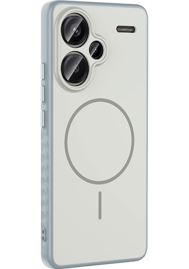 Redmi Note 13 Pro Plus 5g Kılıf M-safe Şarj Özellikli Zore Tea Kapak - Siyah Siyah