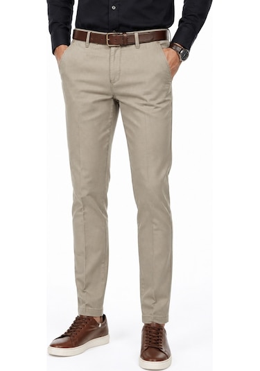 Amaro Erkek Kanvas Pantolon Regular Kalıp Yazlık Bgl-st05392 Taş