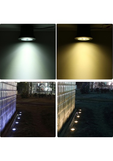 Tomshine 7w Ac / Dc 12v Yeraltı Led Işık Lamba 700lm Beyaz