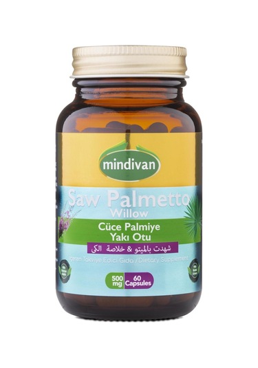 Mindivan Cüce Palmiye & Yakı Otu Ekstresi 60 Kapsül 500 Mg