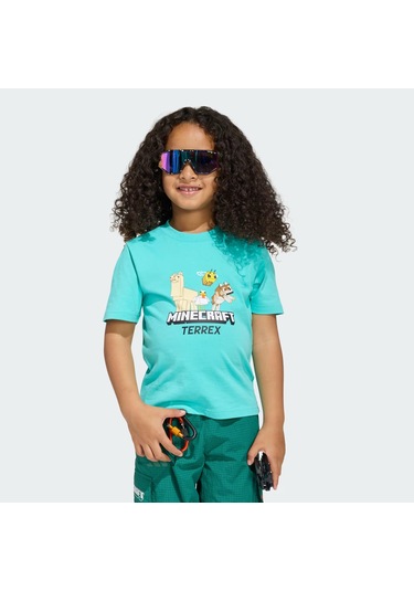 Adidas Minecraft Terrex Çocuk Tişört C-adıjz3588c40a00 Mavi Adidas Minecraft Terrex Çocuk Tişört C-adıjz3588c40a00 Mavi