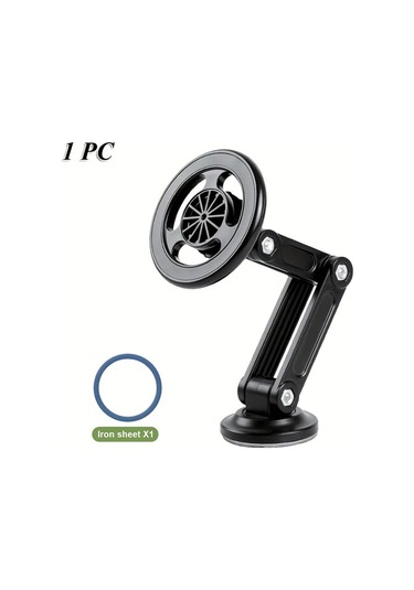 Willowhaven Siyah 1 Adet Araç Telefon Tutucu 360 Derece Dönebilir Güçlü Mıknatıslı Universal 4-7 İnç