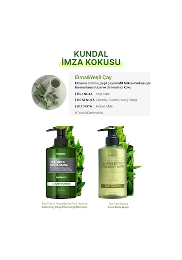 Kundal Tea Treebiotics Acne Akneye Eğilimli Ciltler İçin Vücut Yıkama Jeli 500 ML