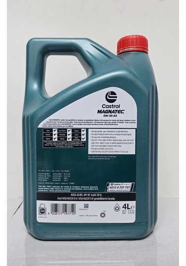 Castrol Magnatec Stop-start 5w-30 A5 4 L 2025 Üretim Yeni Ürün