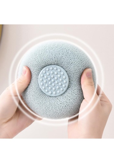 Banyo Banyo Duş Masaj Banyo Topu Enayi Fırça Banyo Vücut Kesici Geri Ovmak Çamur Sünger Peeling Fırçası