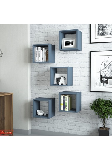 Variant Variant Box Duvar Rafı - Mavi