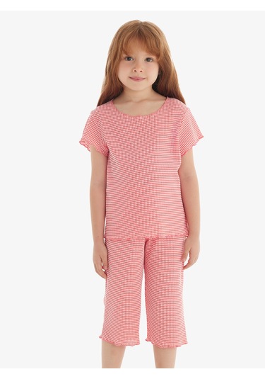 Kız Çocuk Pijama Takımı 60567 - Pembe Pembe