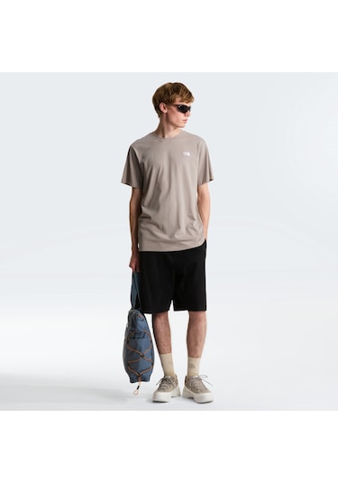 The North Face M Evolution Simple Dome Regular Short Sl Erkek T-shirt-32600 Gri