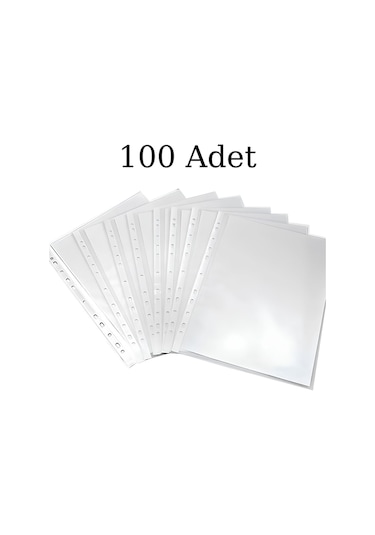 N'pratik Eco Şeffaf Poşet Dosya - 10 Paket 1000 Adet Dayanıklı Ve Kullanışlı