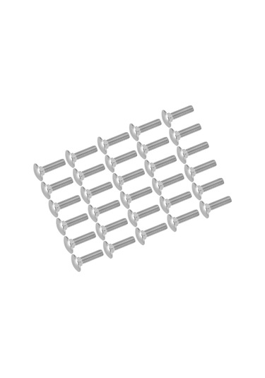 30pcs M8x30 Stainless Carriage Bolts Dın 603 Standart