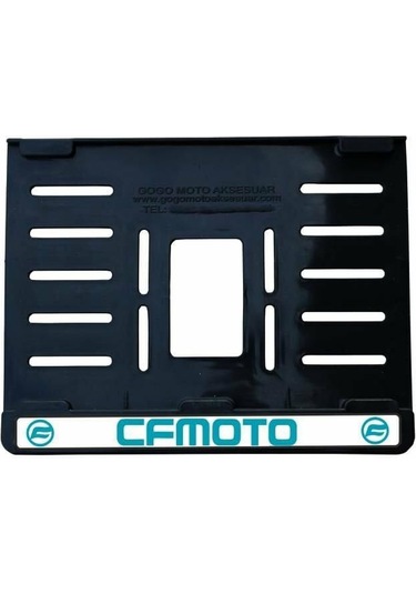 Cf Moto Uyumlu 2 Plastik 15x24 Cm Kırılmaz Plakalık