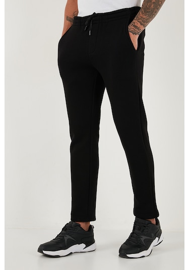 Buratti Pamuklu Regular Fit Normal Bel Şardonlu Erkek Eşofman Altı 5908040 Siyah Buratti Pamuklu Regular Fit Normal Bel Şardonlu Erkek Eşofman Altı 5908040 Siyah