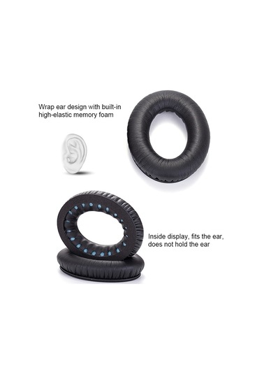 Bose Qc15 / Qc3 / Qc2 / Qc25 / Ae2 / Ae2i İçin Kulaklık Sünger Kılıfı Kahverengi - Beyaz