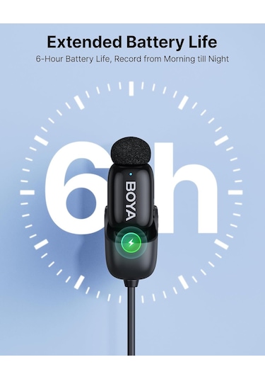Boya Mini-17 1tx+1rx Android/tablet/pc İçin Gürültü Engelleyicili Kablosuz Yaka Mikrofonu Type-c