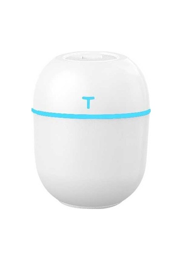 Fastbuy Taşınabilir Beyaz Nemlendirici Aromaterapi Cihazı, 360 Esintili Serinletici Mis, Usb Şarjlı