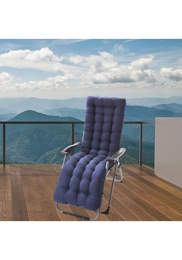 Suntek Rahat Polyester Bahçe Recliner Minder Kalınlaşmış Mat