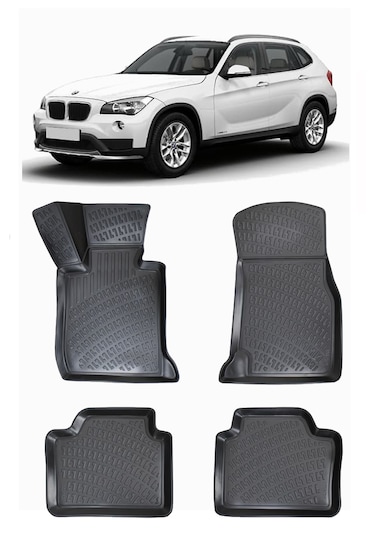 2009-2015 Bmw X1 Havuzlu Paspas 1. Kalite Kokusuz 3d Paspas Seti