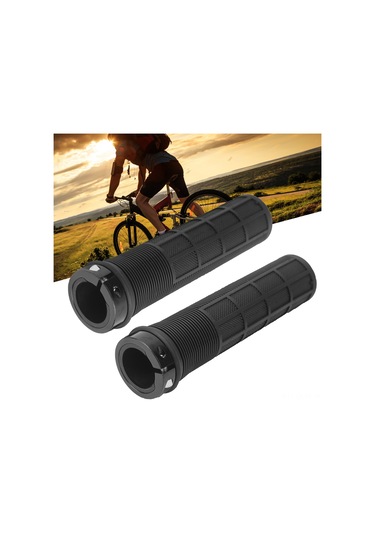 Qingmipy Dağ Bisikleti Tutamak Korumaları - Tpr+alüminyum Alyuminyum Kilitleme - Kaymazsız Dokulu - Dayanıklı - 1 Çift Dağ Ve Yol Bisikletleri İçin