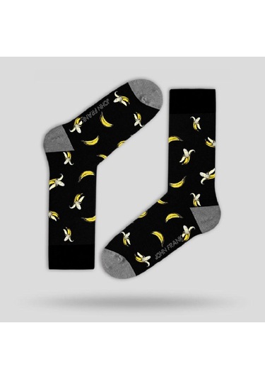 John Frank Fun Socks Uzun Çorap Multıcolor (488750849)-Std Siyah