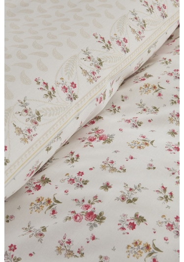 Karaca Home Sonya Pamuk Çift Kişilik Nevresim Takımı Yeşil