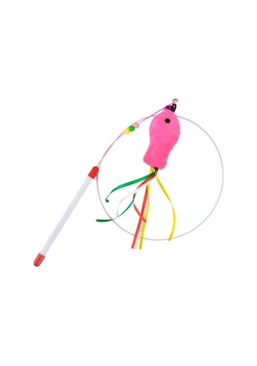 Balıklı 90 CM Kedi Oyun Oltası