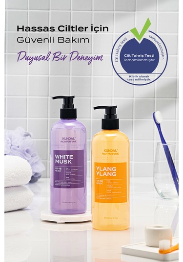 Kundal Rich Perfume Body Wash White Musk Amber 500 ML