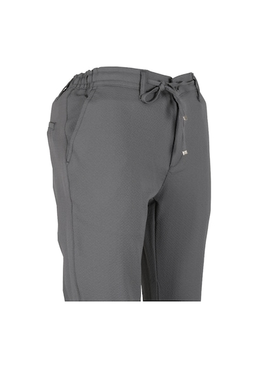 Erkek Jogger Pantolon Bel Bağcıklı Regular Rar01344 Gri