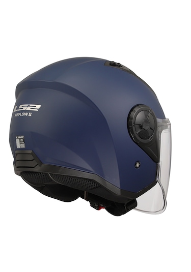 Ls2 Airflow 2 Navy Açık Yarım Kask Mat Mavi