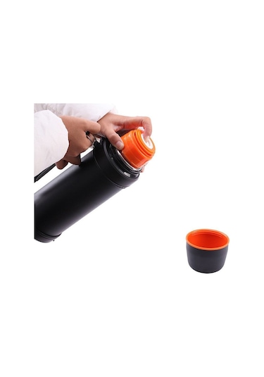 Kıngcamp  750 Ml Vacuum Sıyah  Termos Siyah