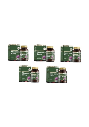 Nutraxin Milk Thistle 60 Kapsül 5 Adet