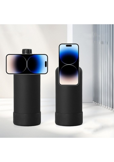 Novahub 650ml Telefon Tutuculu Spor Şişesi, Paslanmaz Çelik Termos Bardak Çok Renkli