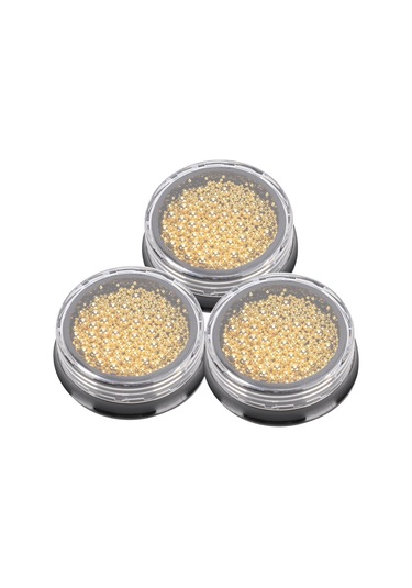 3 Kutulu Tırnak Sanatı Trend Çelik Toplar Dıy Metal Mikro Boncuk Manikür Aletleri Gz10