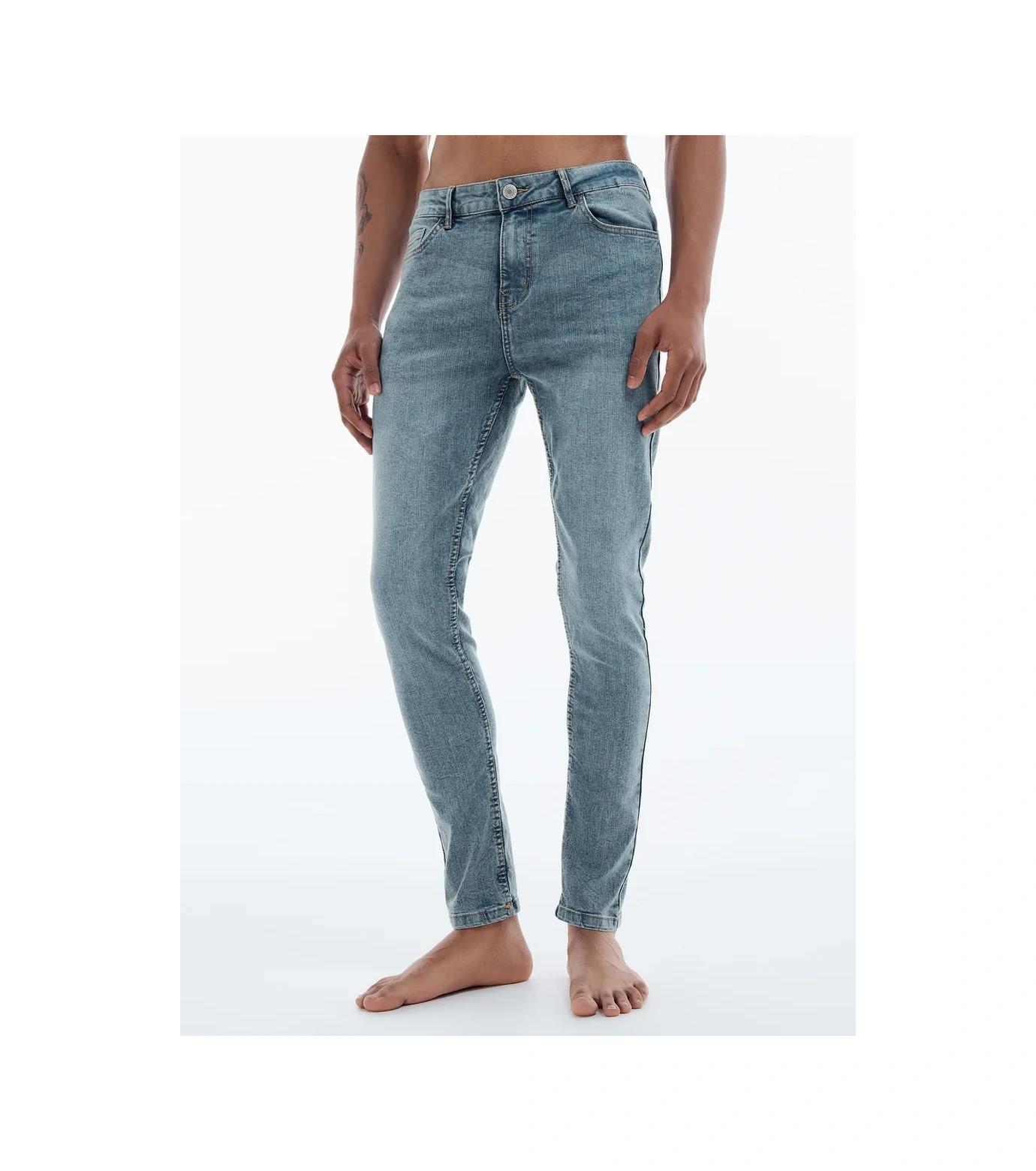 Tvoe Super Dar Kot Pantolon 418232132 Açık Mavi