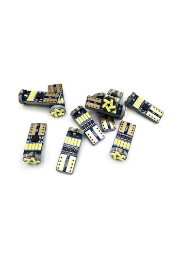 W5w T10 Dipsiz Led Tavan Park Plaka Ampulü 10 Adet